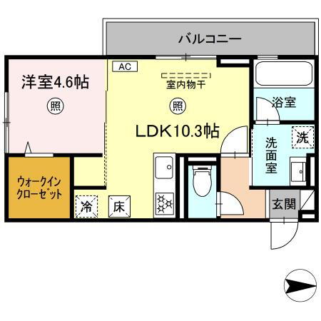 鳥取県米子市皆生新田３丁目 1LDK アパート 賃貸物件詳細