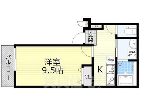 フジパレス石橋ノース 2階 1K 賃貸物件詳細