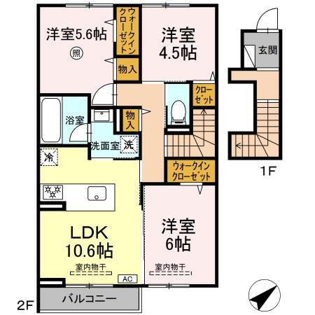 広島県広島市安佐南区大塚西１丁目 大塚駅 3LDK アパート 賃貸物件詳細