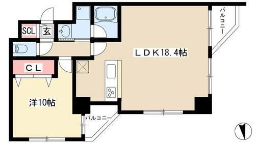 愛知県名古屋市中村区那古野１丁目 国際センター駅 1LDK マンション 賃貸物件詳細