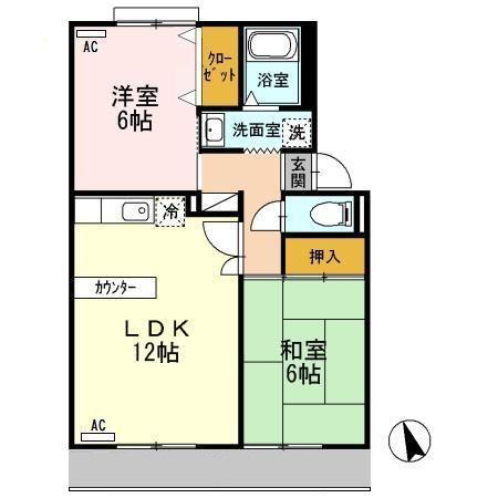 富山県富山市山室 2LDK アパート 賃貸物件詳細