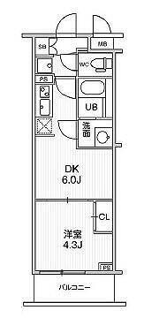 東京都墨田区東向島１丁目 曳舟駅 1DK マンション 賃貸物件詳細