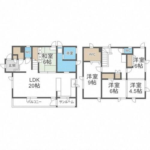 北海道札幌市西区八軒八条東３丁目 八軒駅 5LDK 一戸建て 賃貸物件詳細