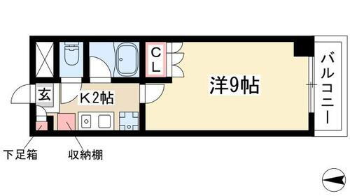 愛知県名古屋市昭和区五軒家町 いりなか駅 ワンルーム マンション 賃貸物件詳細