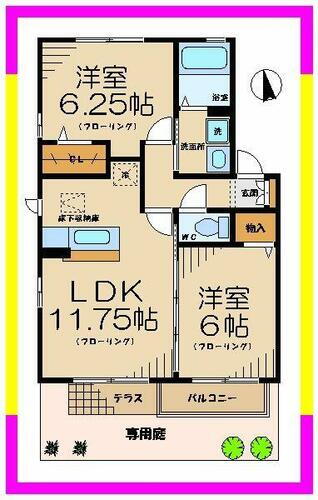 東京都府中市朝日町１丁目 武蔵野台駅 2LDK アパート 賃貸物件詳細