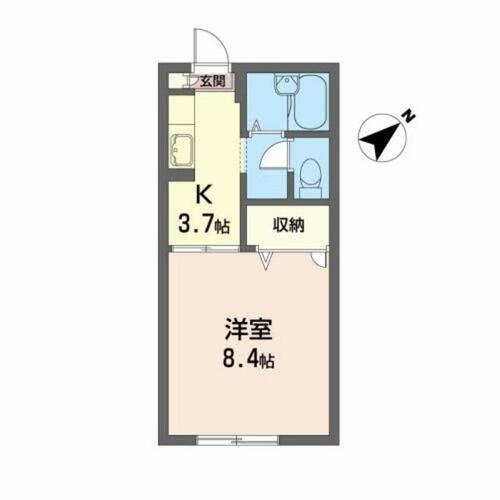 宮城県仙台市青葉区西勝山 北仙台駅 1K アパート 賃貸物件詳細