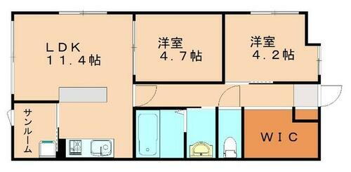 福岡県糟屋郡久山町大字久原 篠栗駅 2LDK アパート 賃貸物件詳細