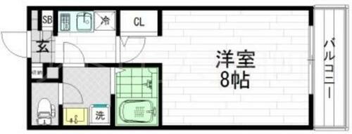 大阪府大阪市生野区舎利寺３丁目 東部市場前駅 1K アパート 賃貸物件詳細