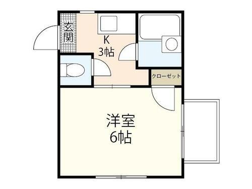 広島県広島市中区舟入南４丁目 舟入南駅 1K マンション 賃貸物件詳細