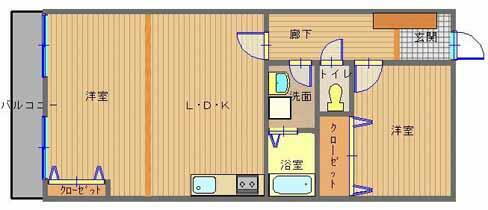 長崎県西彼杵郡長与町吉無田郷 長与駅 2LDK マンション 賃貸物件詳細