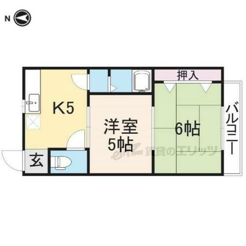 滋賀県長浜市平方町 長浜駅 2DK アパート 賃貸物件詳細