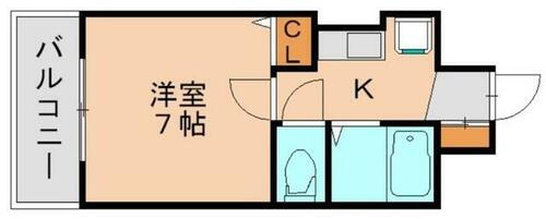 福岡県福岡市東区箱崎１丁目 箱崎駅 1K マンション 賃貸物件詳細