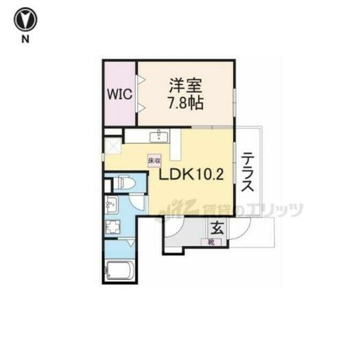 奈良県橿原市上品寺町 新ノ口駅 1LDK アパート 賃貸物件詳細