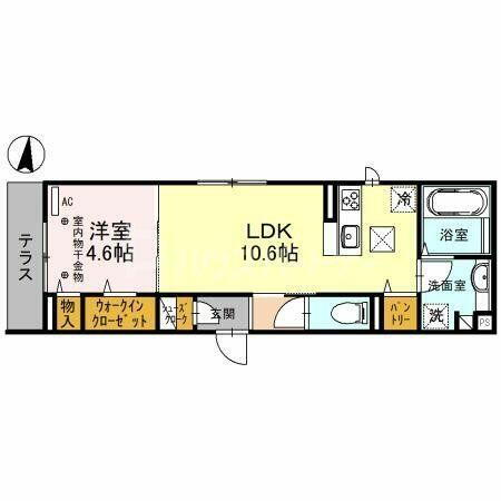 （仮）Ｄ－ＲＯＯＭ草加市氷川町 3階 1LDK 賃貸物件詳細