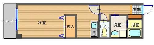 グリシーヌ浦上 7階 ワンルーム 賃貸物件詳細