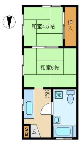 東京都中野区弥生町５丁目 中野富士見町駅 2K アパート 賃貸物件詳細