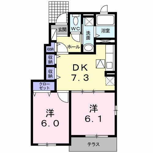 三重県松阪市甚目町 高茶屋駅 2DK アパート 賃貸物件詳細