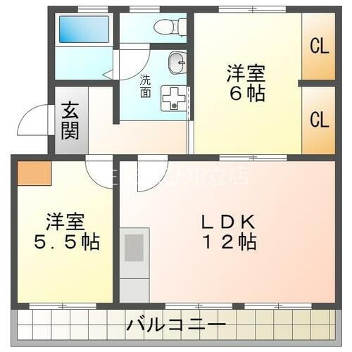 愛知県知立市逢妻町西栄 知立駅 2LDK マンション 賃貸物件詳細