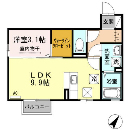 新潟県新潟市東区石山３丁目 越後石山駅 1LDK アパート 賃貸物件詳細