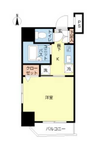 東京都江東区新大橋２丁目 両国駅 1K マンション 賃貸物件詳細