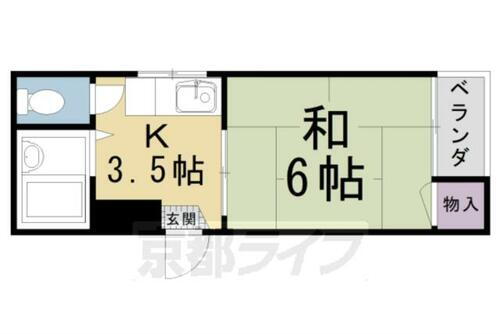 京都府京都市上京区千本通下長者町下る福島町 二条駅 1K マンション 賃貸物件詳細
