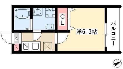 愛知県名古屋市中川区東中島町５丁目 中島駅 1K アパート 賃貸物件詳細