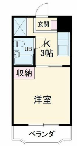 ヒルズＭ＆Ｏ 3階 1K 賃貸物件詳細