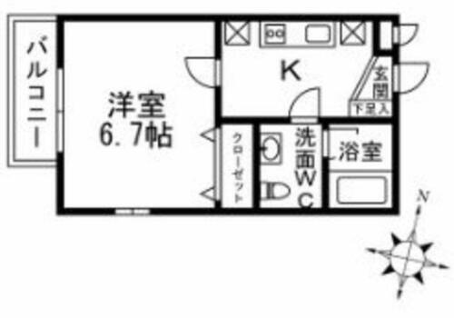 アルフィーネ茅ヶ崎 1階 ワンルーム 賃貸物件詳細