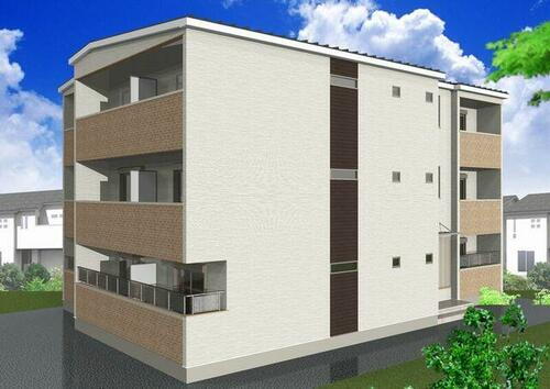 大阪府枚方市上島町 築2年3ヶ月 3階建