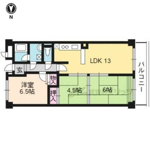 京都府宇治市五ケ庄折坂 黄檗駅 3LDK マンション 賃貸物件詳細