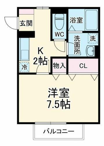 神奈川県相模原市南区相模台２丁目 小田急相模原駅 1K アパート 賃貸物件詳細
