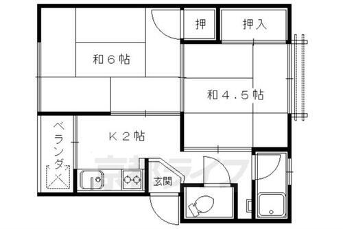 春日マンション 2階 2K 賃貸物件詳細