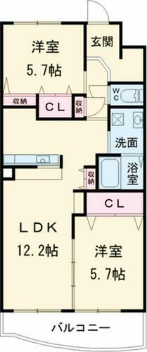 三重県四日市市ときわ４丁目 中川原駅 2LDK マンション 賃貸物件詳細