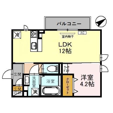 石川県金沢市長田本町チ 1LDK アパート 賃貸物件詳細