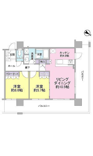 静岡県静岡市駿河区曲金６丁目 東静岡駅 2LDK マンション 賃貸物件詳細