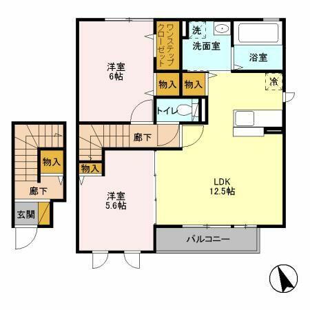 茨城県水戸市笠原町 水戸駅 2LDK アパート 賃貸物件詳細