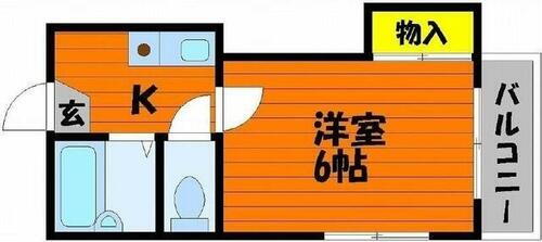 岡山県岡山市中区浜１丁目 西川原駅 1K アパート 賃貸物件詳細