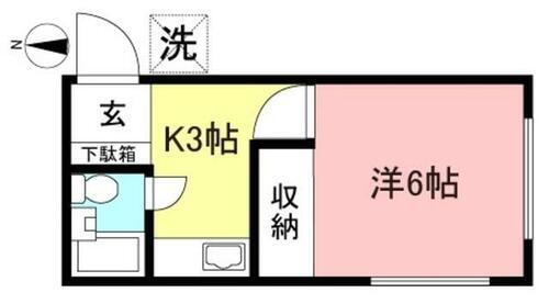 東京都杉並区下高井戸４丁目 上北沢駅 1K アパート 賃貸物件詳細