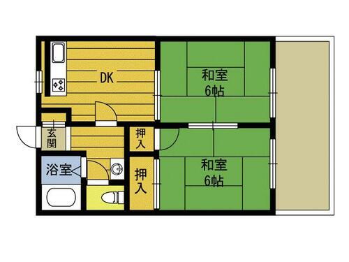 大分県大分市大字小中島 鶴崎駅 2DK マンション 賃貸物件詳細