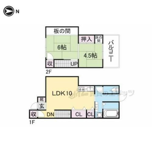 奈良県奈良市川久保町 近鉄奈良駅 2LDK 一戸建て 賃貸物件詳細