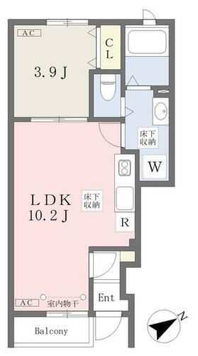 兵庫県姫路市花田町小川 姫路駅 1LDK アパート 賃貸物件詳細