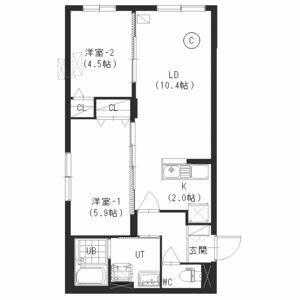 北海道札幌市白石区菊水五条１丁目 菊水駅 2LDK マンション 賃貸物件詳細