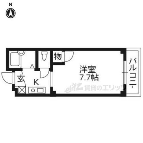 京都府京都市上京区中町通丸太町下る駒之町 神宮丸太町駅 1K マンション 賃貸物件詳細