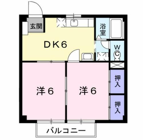 和歌山県和歌山市新庄 紀伊小倉駅 2DK アパート 賃貸物件詳細