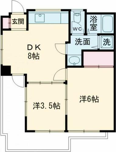 東京都小金井市梶野町５丁目 東小金井駅 2DK マンション 賃貸物件詳細