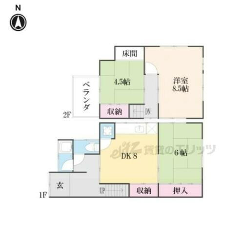 京都府京都市山科区四ノ宮岩久保町 四宮駅 3DK 一戸建て 賃貸物件詳細