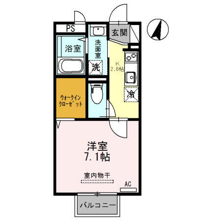 兵庫県姫路市飾磨区中島 飾磨駅 1K アパート 賃貸物件詳細