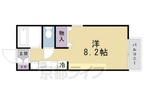 セジュール深泥池 1階 1K 賃貸物件詳細