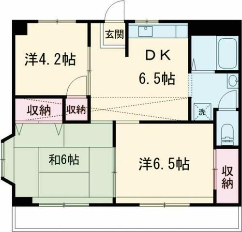 東京都練馬区田柄４丁目 地下鉄赤塚駅 3DK マンション 賃貸物件詳細