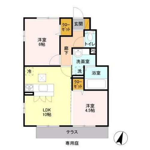 千葉県市川市原木１丁目 原木中山駅 2LDK アパート 賃貸物件詳細